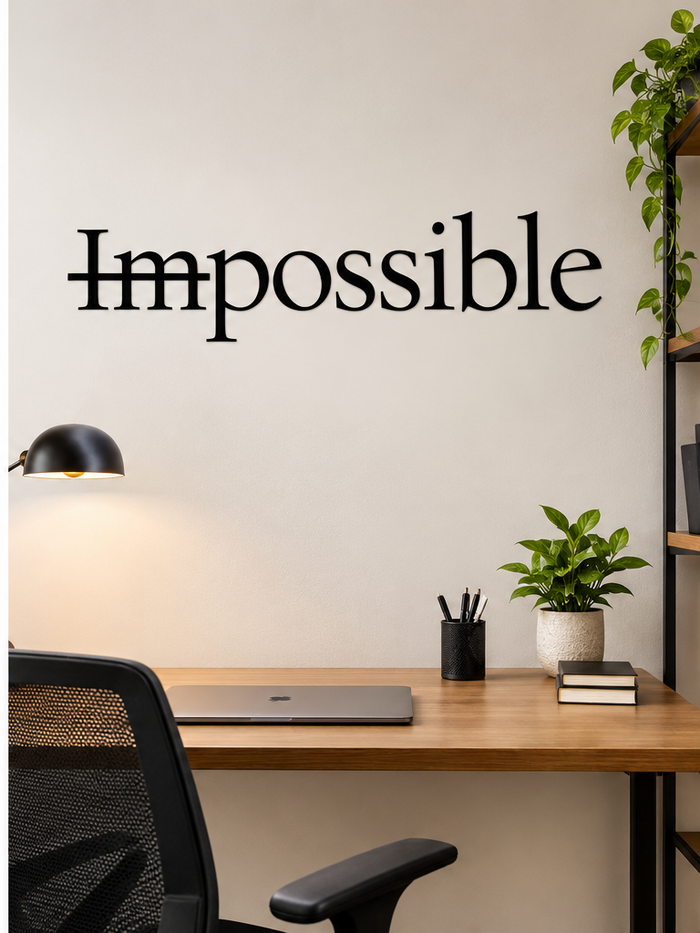 Possible Impossible – Inspirational Office Wall Decor