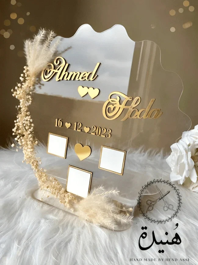 3D Beautiful Nikah Memory Ideas | Wedding Frames & Cards
