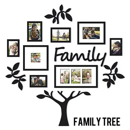 3D Acrylic Family Tree Photo Frame Wall Art