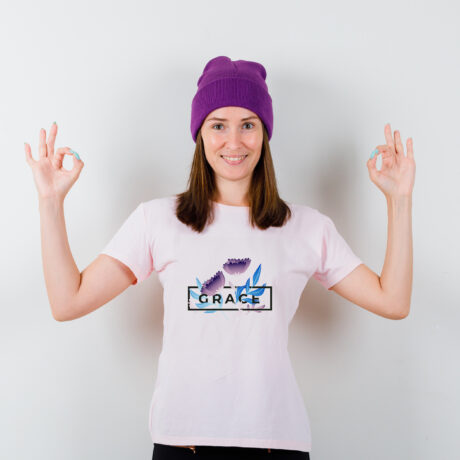 Printed Graceful Designed T-Shirt For Women