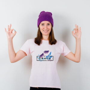 Printed Graceful Designed T-Shirt For Women