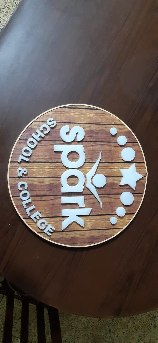 Customized Wooden Acrylic Logo - Image 2