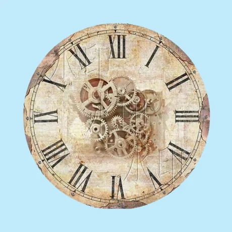 Steampunk Designed Wall Clock