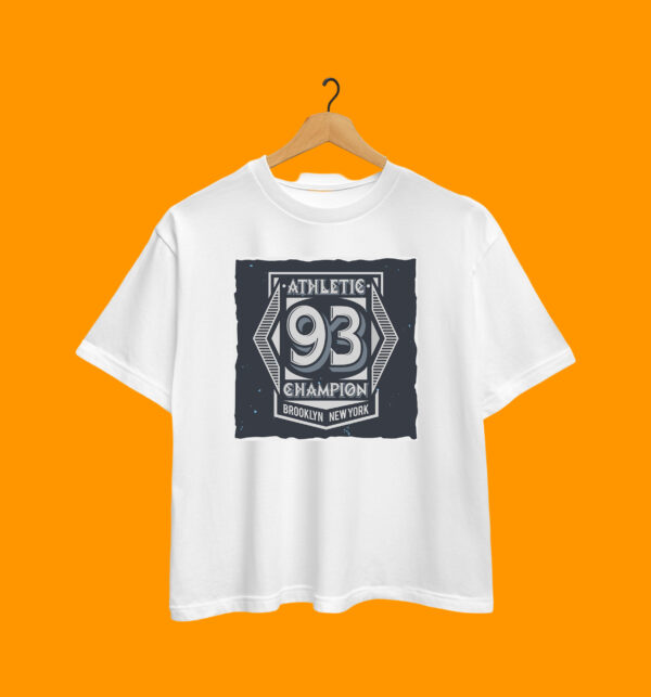 Printed Champion Designed T-Shirt For Men