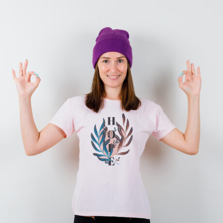 Printed Hopeful Designed T-Shirt For Women