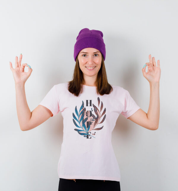 Printed Hopeful Designed T-Shirt For Women
