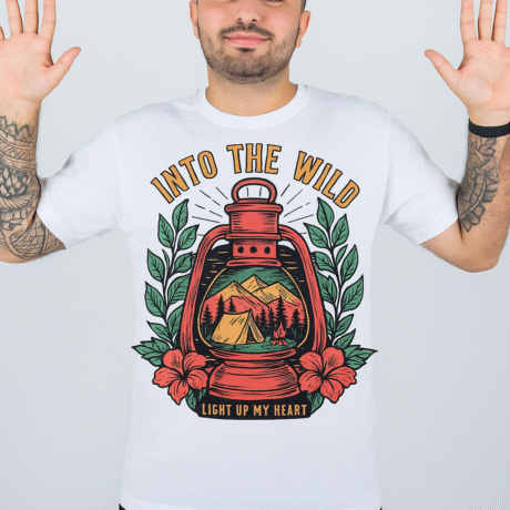Printed Wilderness Designed T-Shirts For Men
