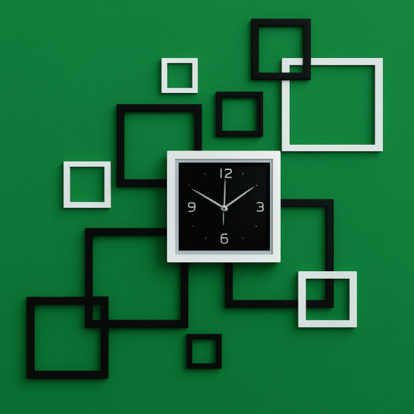 Luxe Modern Acrylic Clock - Image 3
