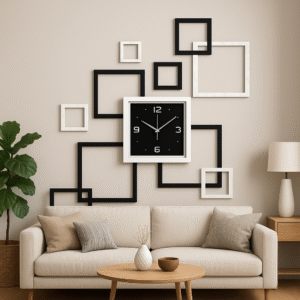 Luxe Modern Acrylic Clock