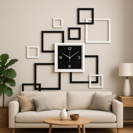 Luxe Modern Acrylic Clock