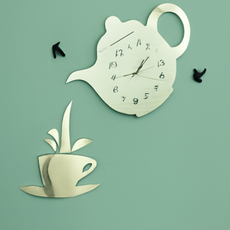 Kitchen Charm Tea Clock