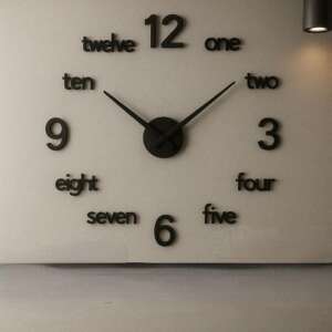 Modern Acrylic Timepiece (12 Inch)
