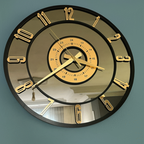 Eclipse Edge 12" Clock